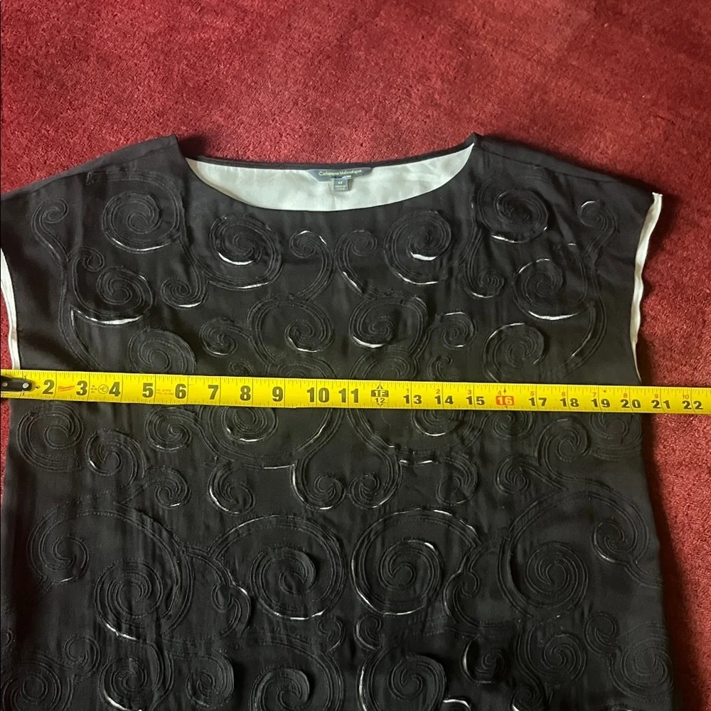 Catherine Malandrino Appliqué Shift Dress